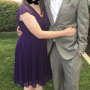 Purple formal dress